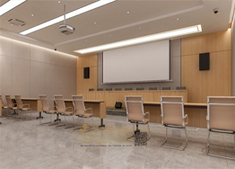 甘肃建投矿业公司综合会议室,接待室,视屏室设设计施工完成