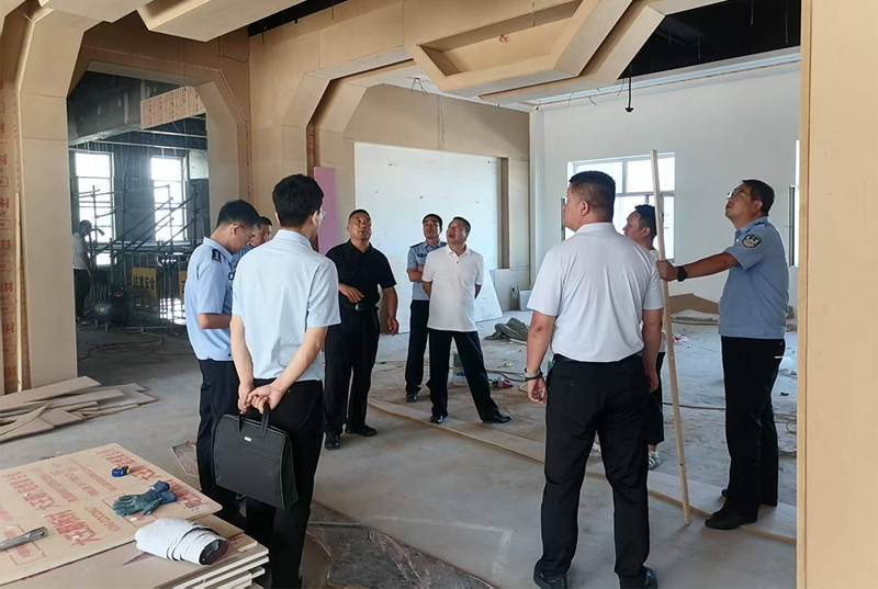 2025年7月21日张掖市公安局“情指中心”项目建设有序推进