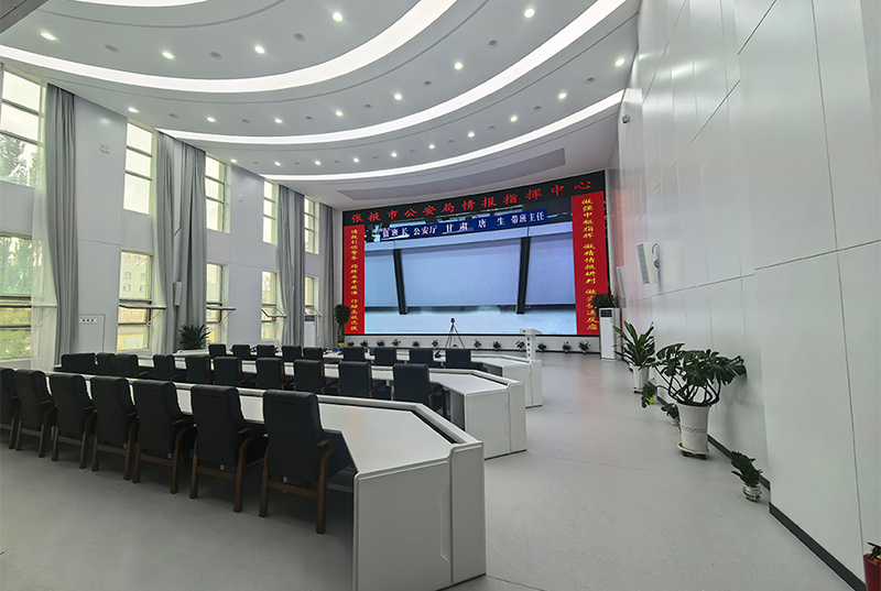 2025年9月29日张掖市公安局情指中心项目完工